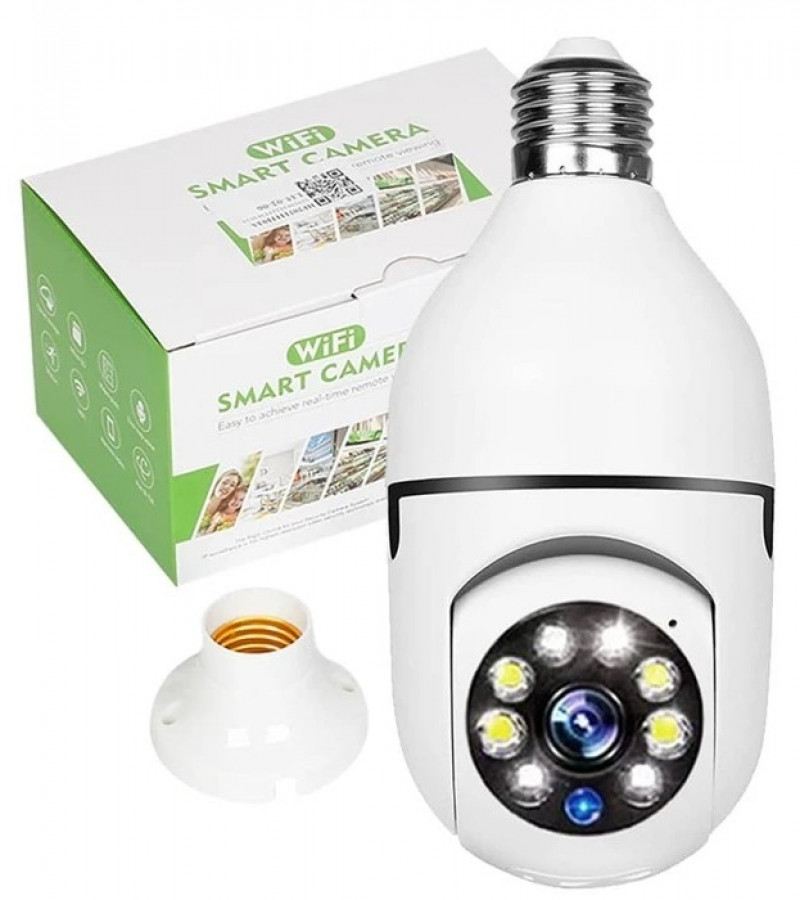 Wifi Camera | Bulb Camera | App: FTY Camera | Single Lens | Dual Lens | Motion Sensor Alert | 2 Way Audio | 360 View | Mobile App Control