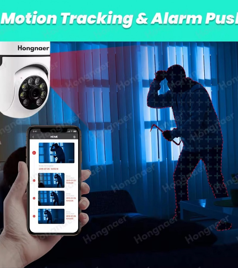 Wifi Camera | Bulb Camera | App: FTY Camera | Single Lens | Dual Lens | Motion Sensor Alert | 2 Way Audio | 360 View | Mobile App Control